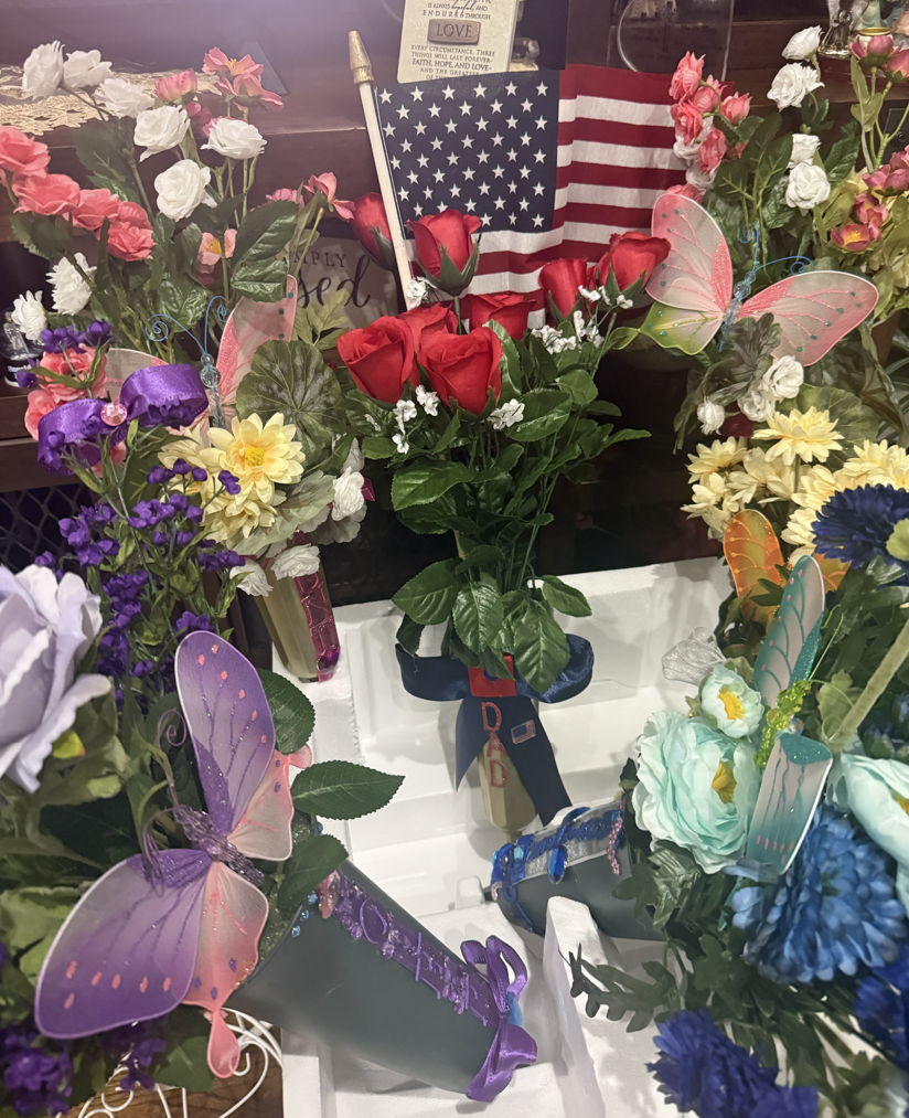 Memorial cemetery arrangements